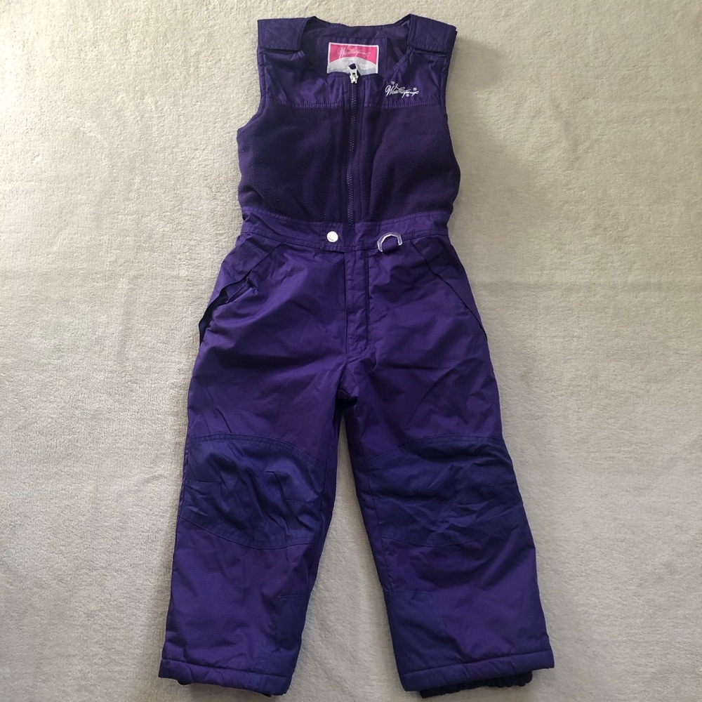 Weatherproof Winter Girls Purple Snow Suit Size 5